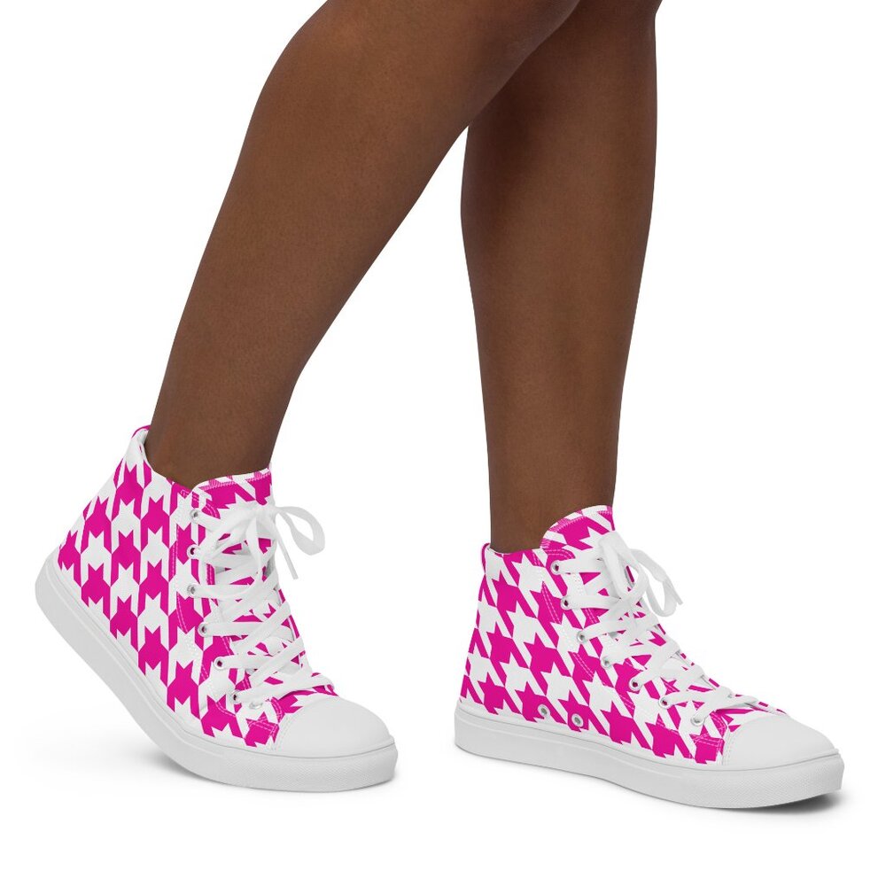 high-top canvas shoes for women for gym - Picture 9 of 10